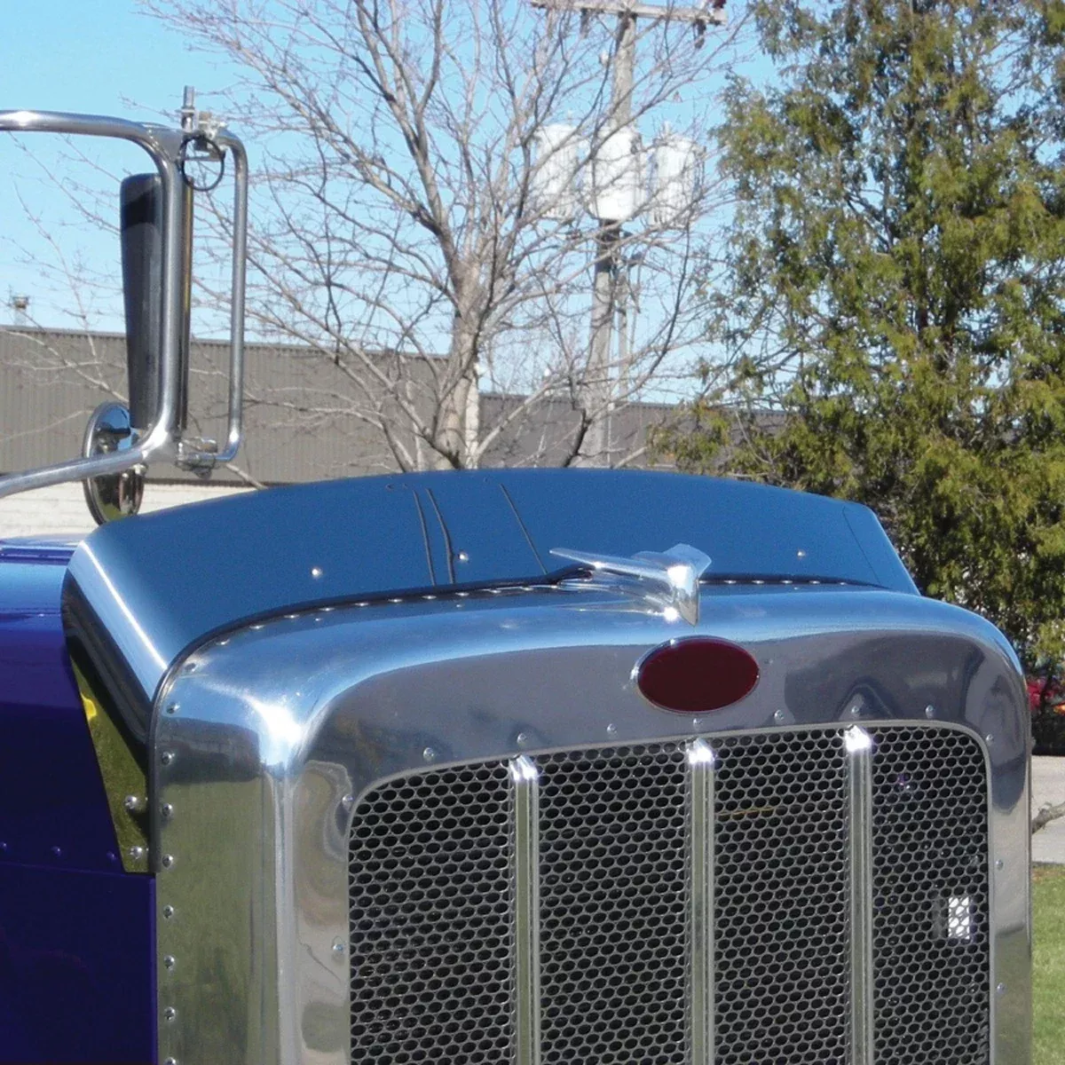 Peterbilt 389 Hood Bug Deflector