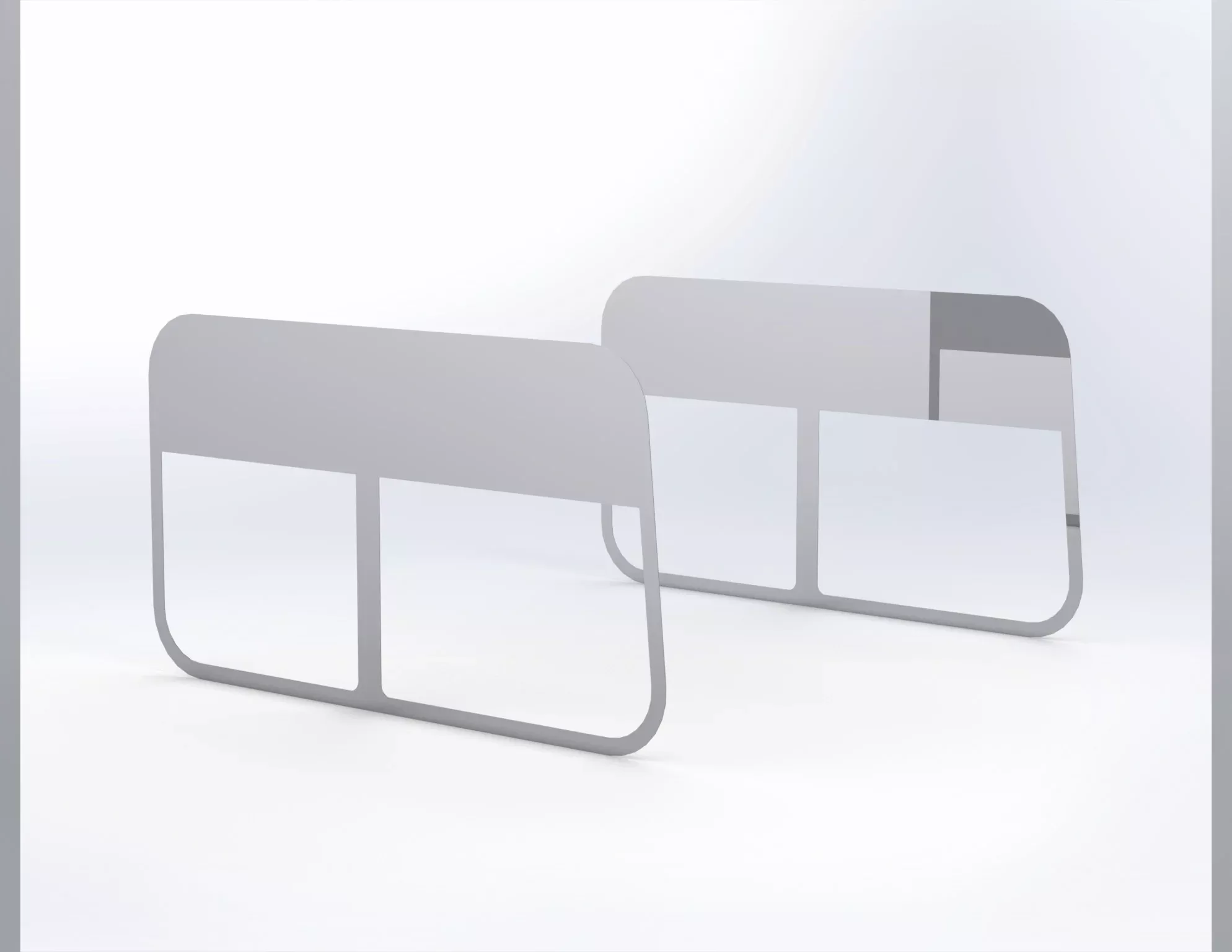 Peterbilt Upper Sleeper Window Trim 70" All years / All Models