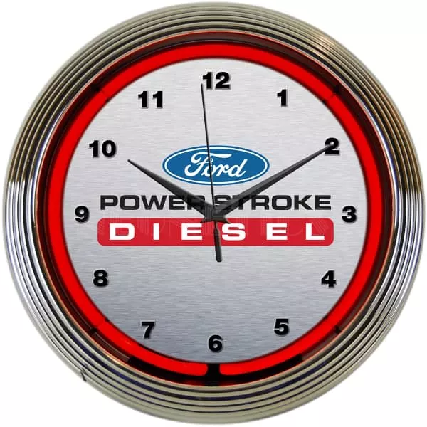POWERSTROKE NEON CLOCK-8FRDPS