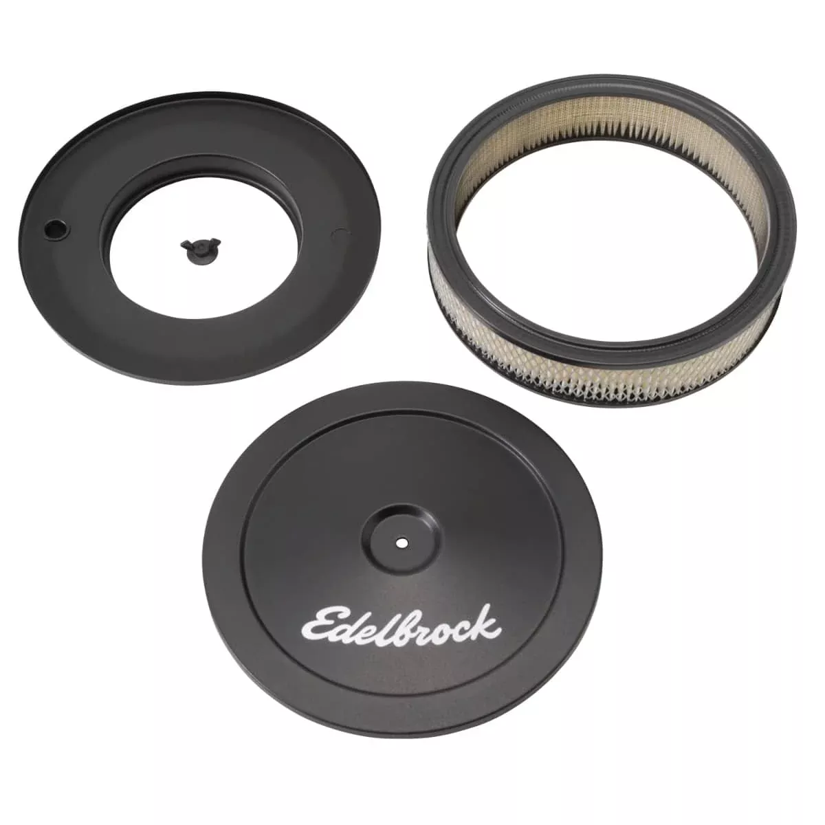 PRO-FLO BLACK 10" ROUND AIR CLEANER-1203