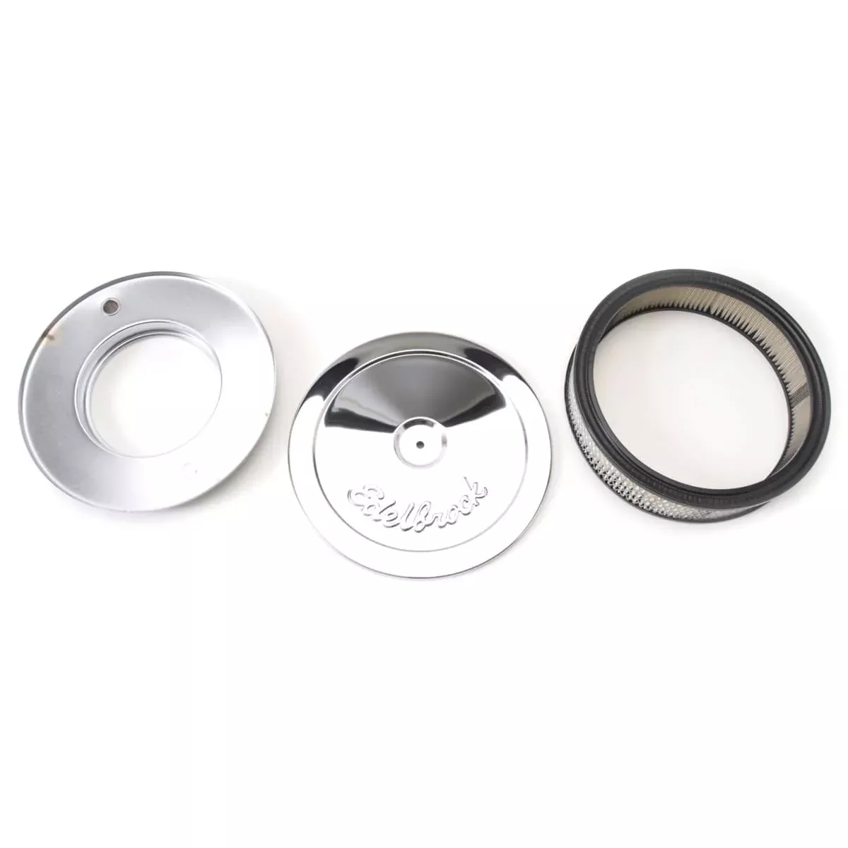 PRO-FLO CHROME 10" ROUND AIR CLEANER-1208