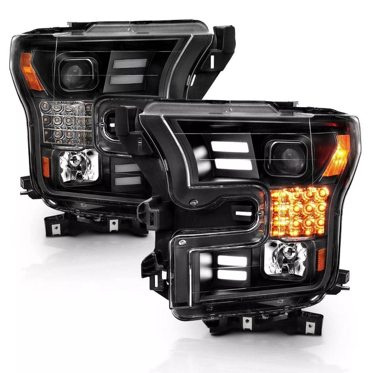 PROJECTOR HEADLIGHTS 15-17 F150-111408