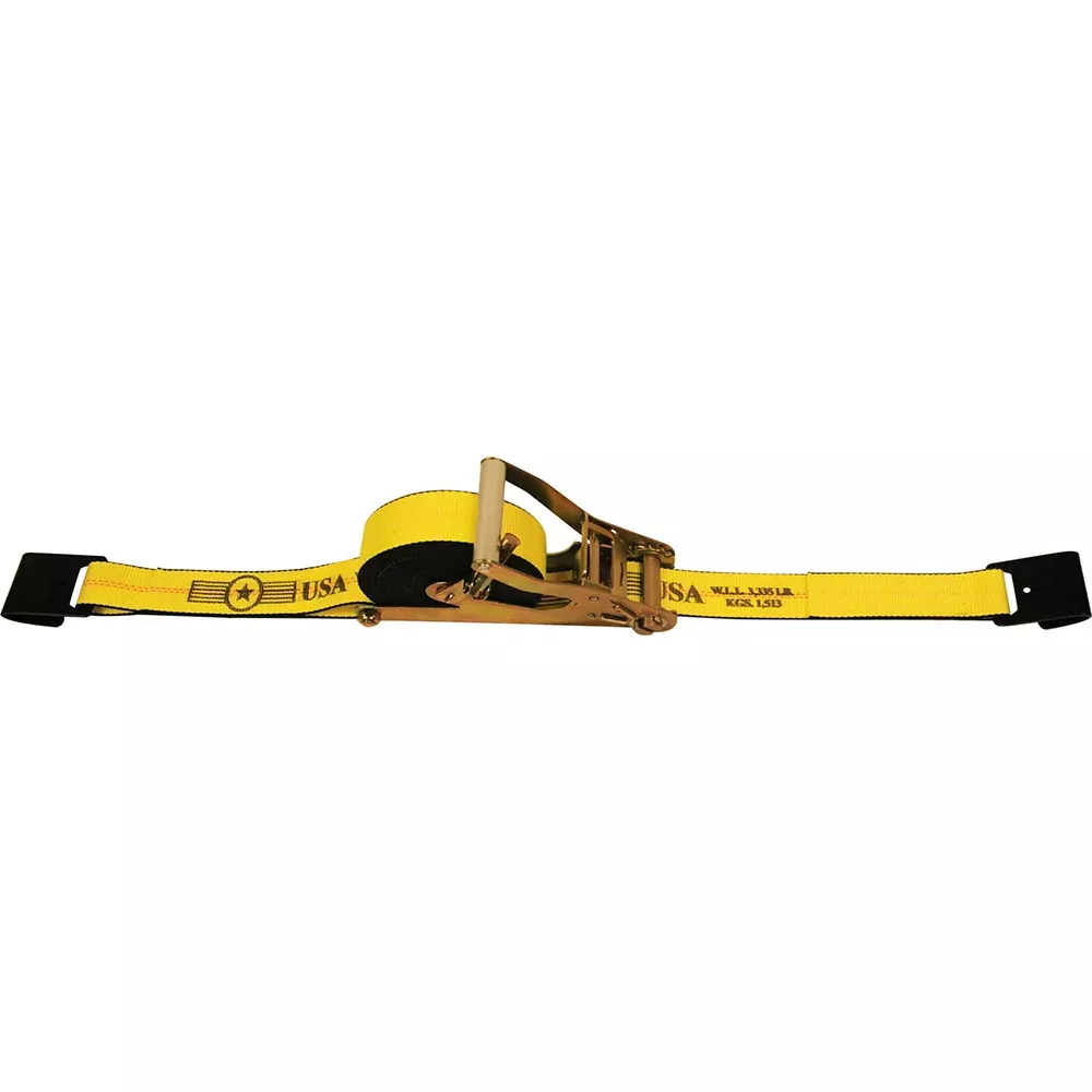 Ratchet Strap 2" X 27'With Flat Hooks