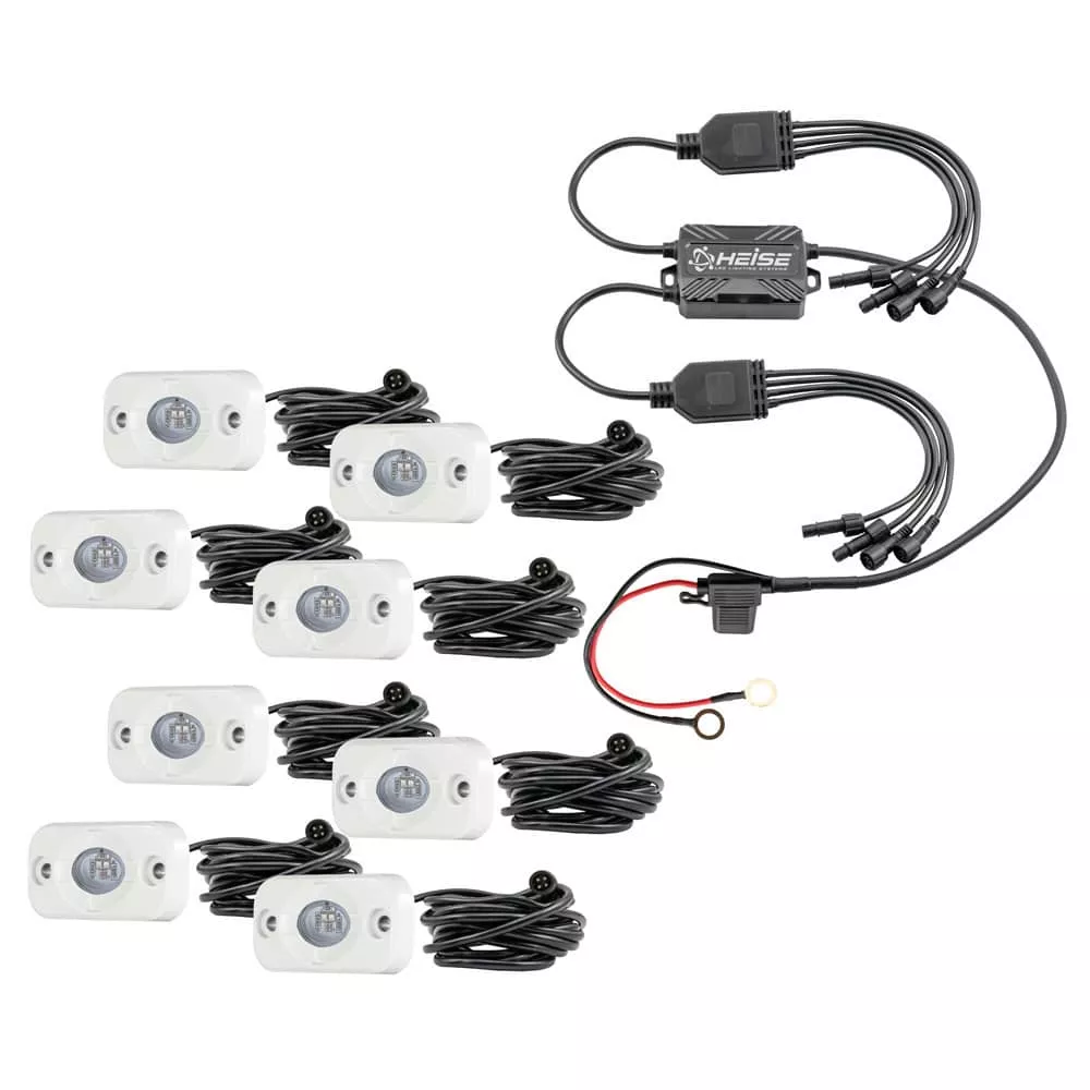 RGB ACCENT LIGHT KIT 8PK-HE-8MLRGBK