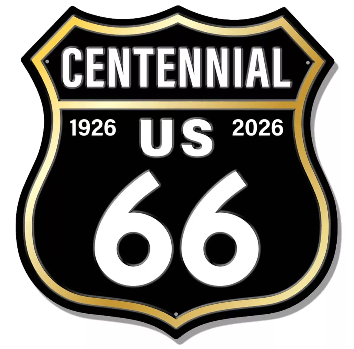 ROUTE 66 CENTENNIAL SHIELD-2965