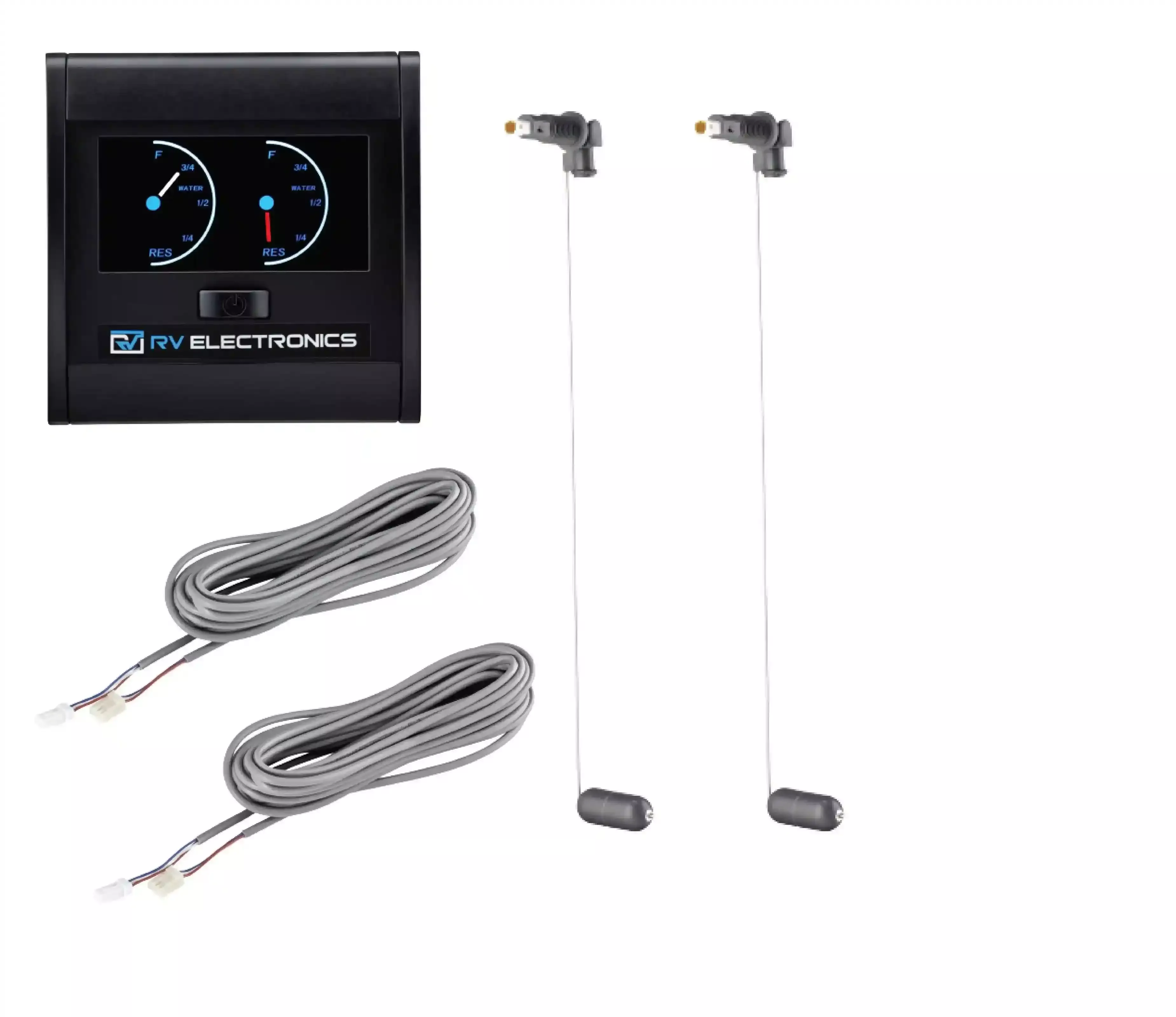 RV Electronics LCD Double Marine Deep Tank Gauge and Sender Kit