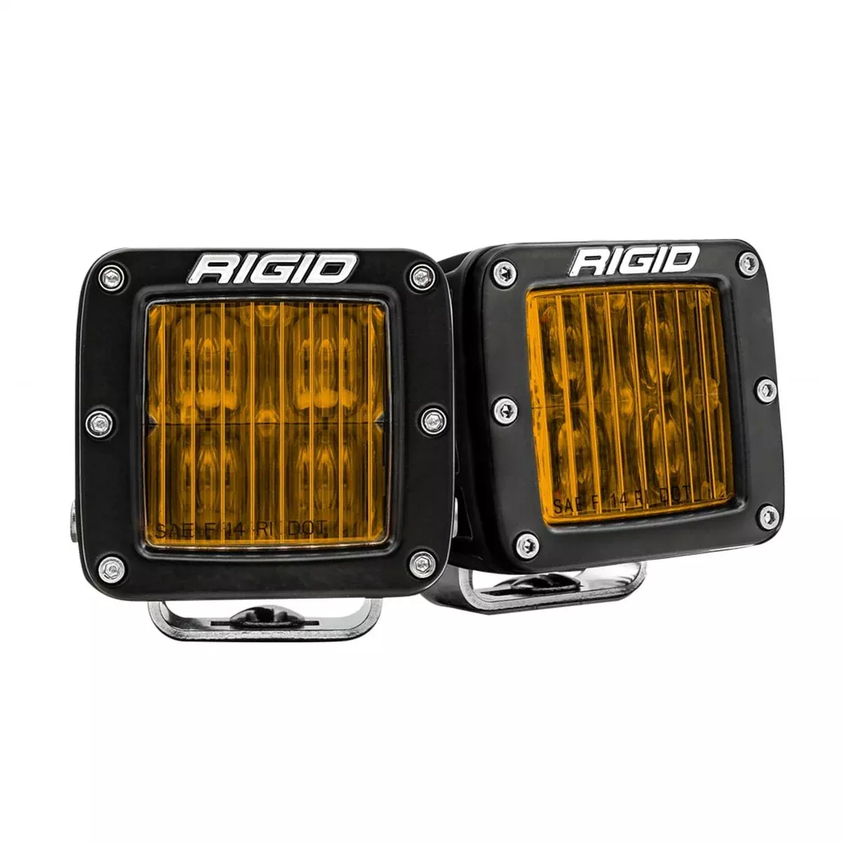 SAE FOG LIGHTS D-SERIES SELECTIVE YELLOW - PAIR-504816