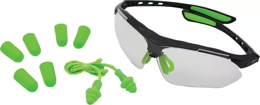 SAFETY GLASSES & EAR PLUGS-30330