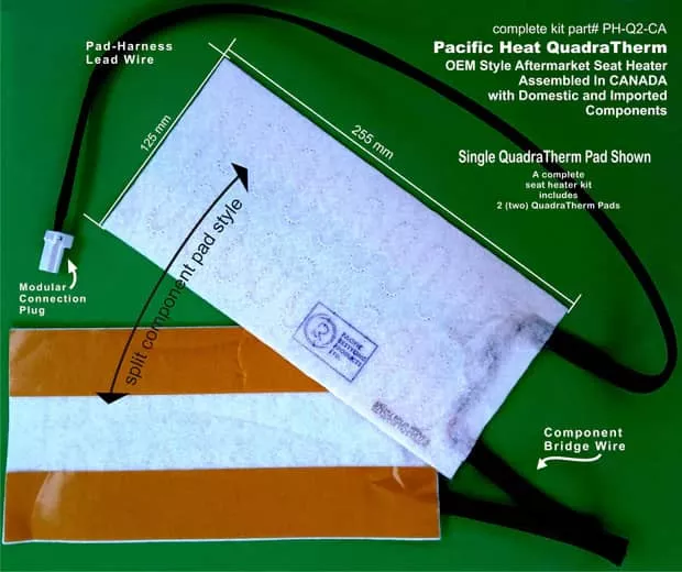 SEAT HEATER KIT (SINGLE)-PH-Q2-CA