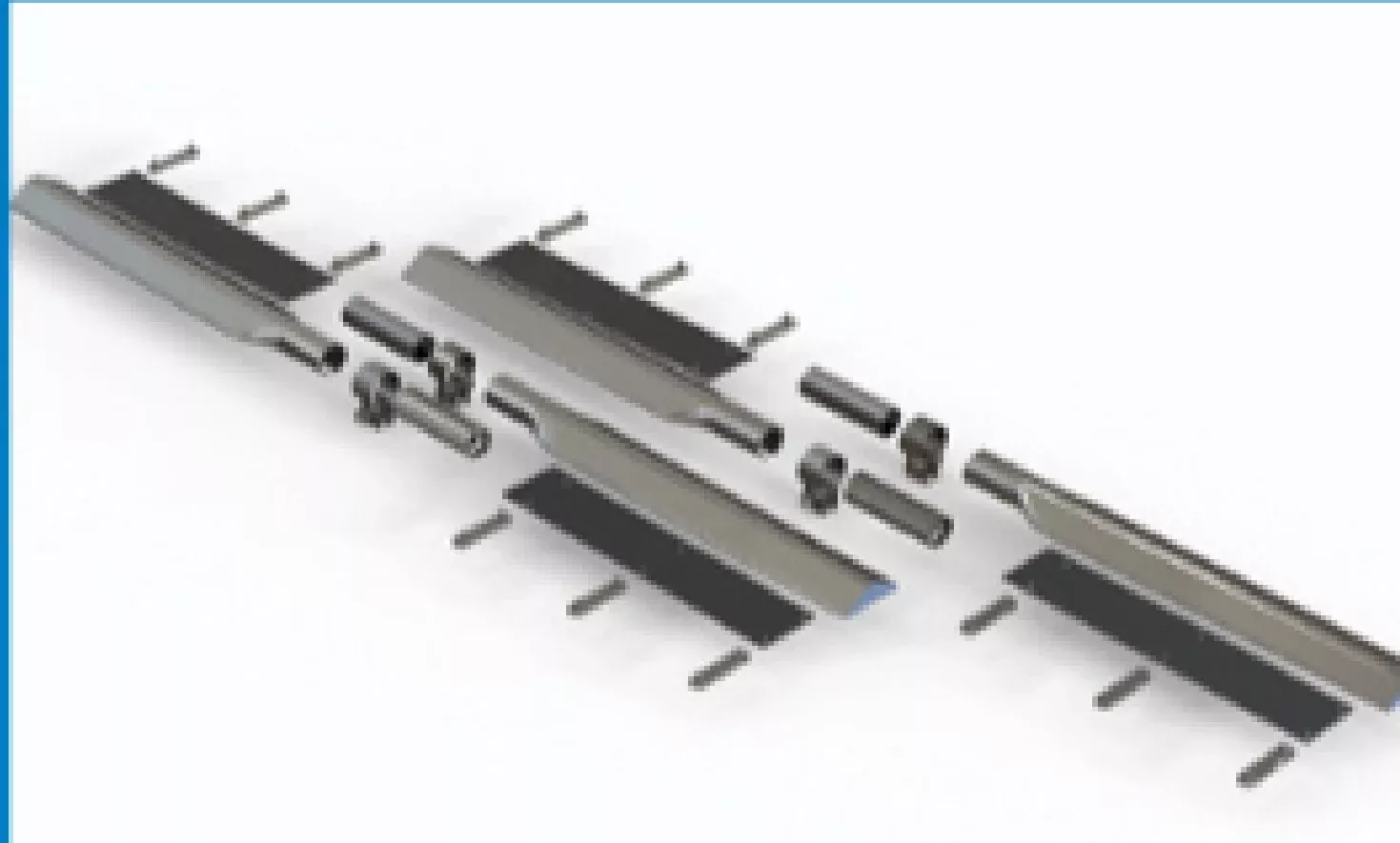 Single Axle Fender Mounting Arms Kit - 1 Axle