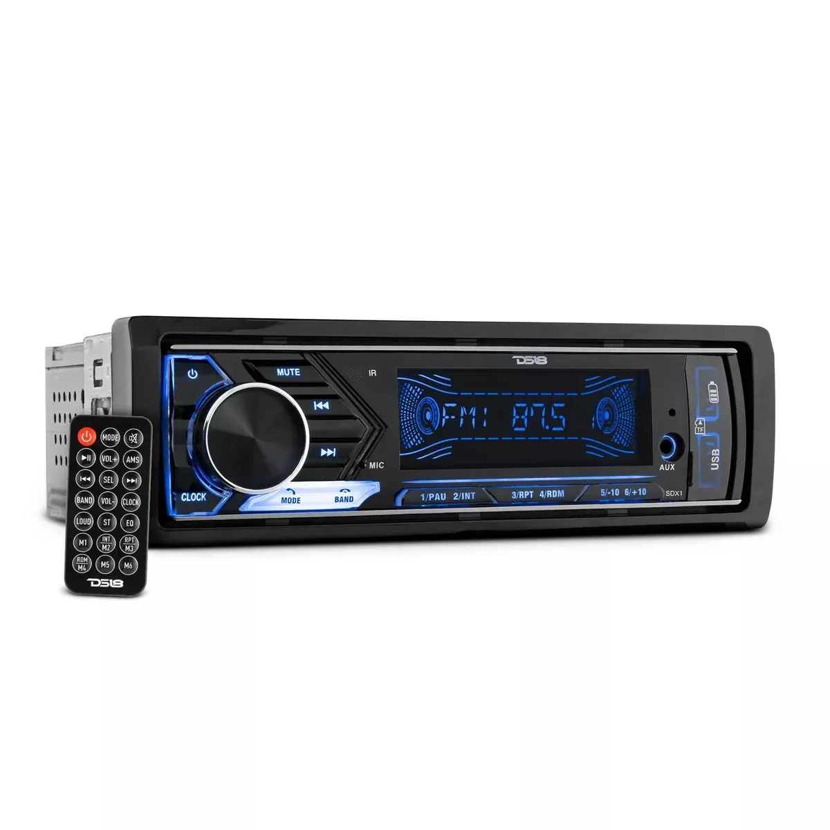 SINGLE-DIN | HEADUNIT MECH-LESS PLAYER RECEIVER | DUAL USB | 7 VOLT PREOUTS-SDX1
