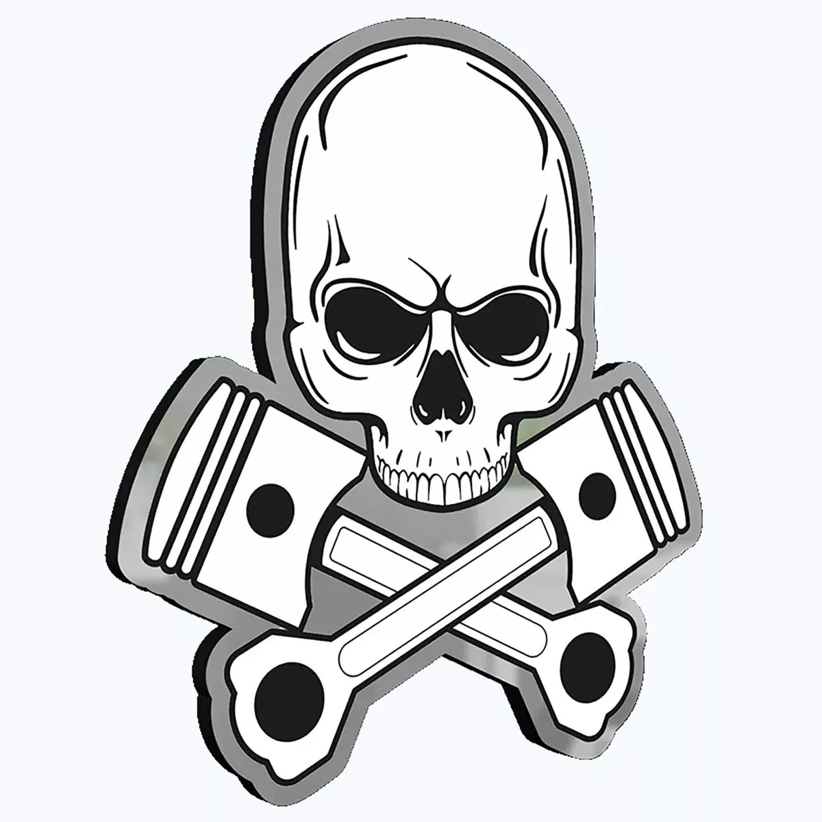 SKULL & PISTONS INFINITY LIGHT-IL734