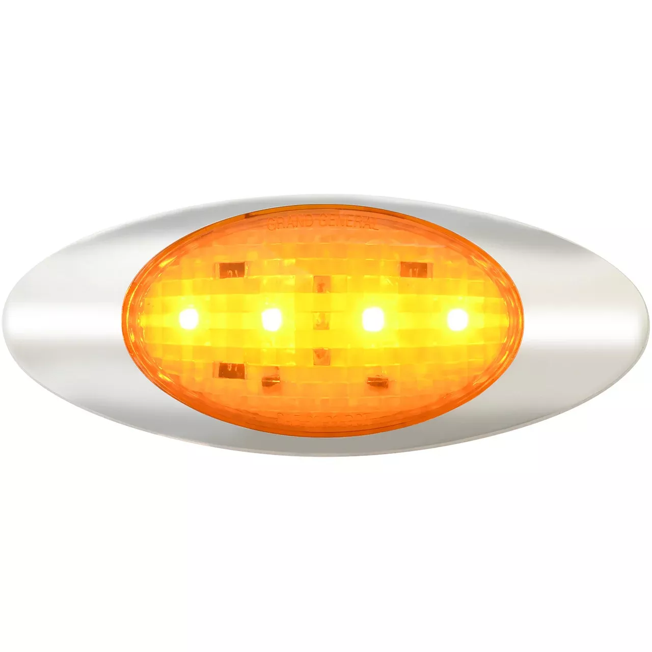 Small Clear / Amber Oval LED Light