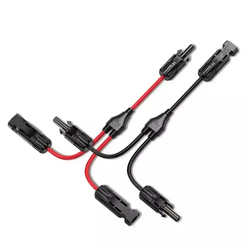 Solar Panel Connector Y Branch Parallel Adapter Cable - 1 pair