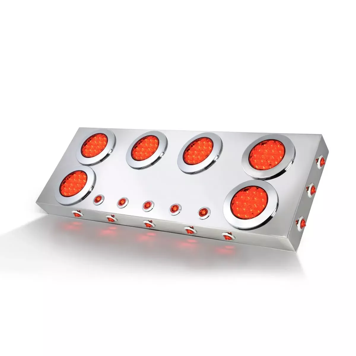 Stainless Steel Rear Light Panel w/ Side & Under Glow Effect
