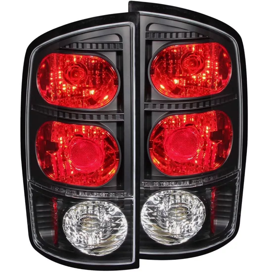TAIL LIGHTS DODGE RAM 02-06 BLACK-211045
