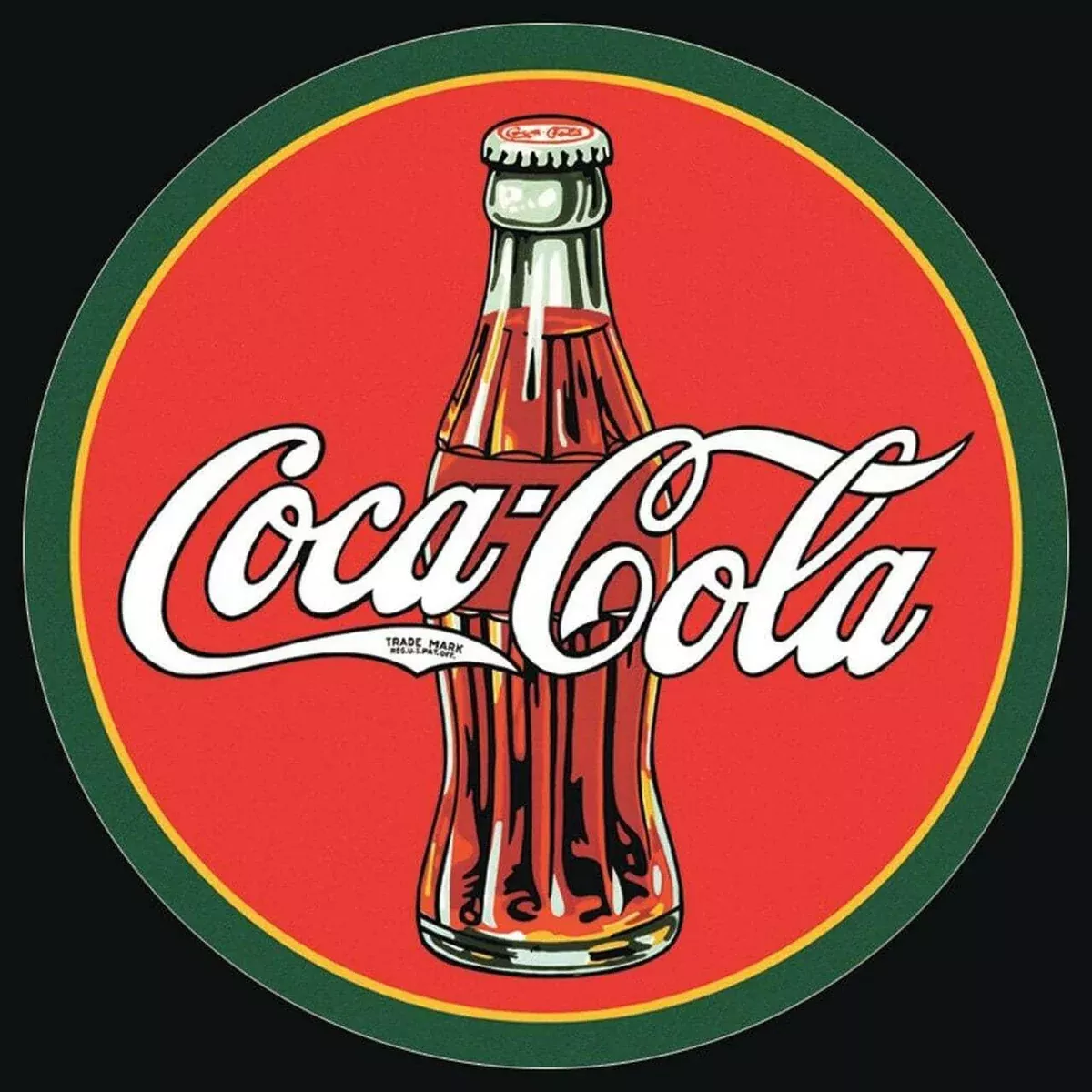 TIN SIGN 30'S BOTTLE-1069