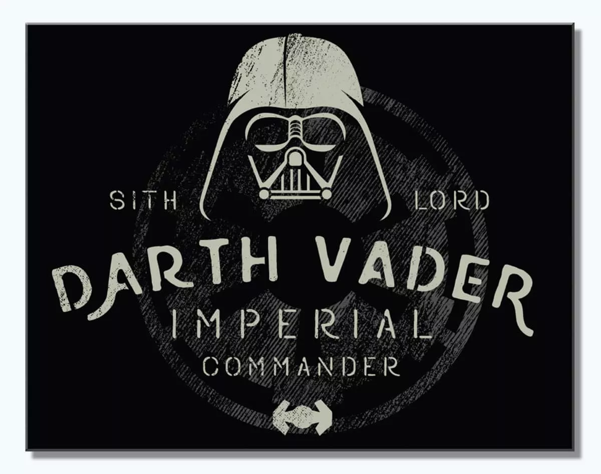 TIN SIGN DARTH VADER-2782