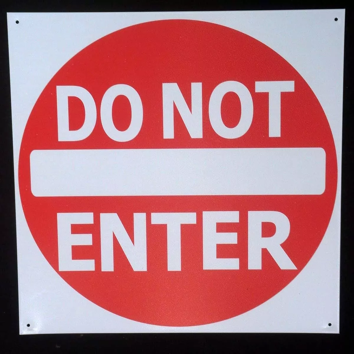 TIN SIGN DO NOT ENTER-S98393