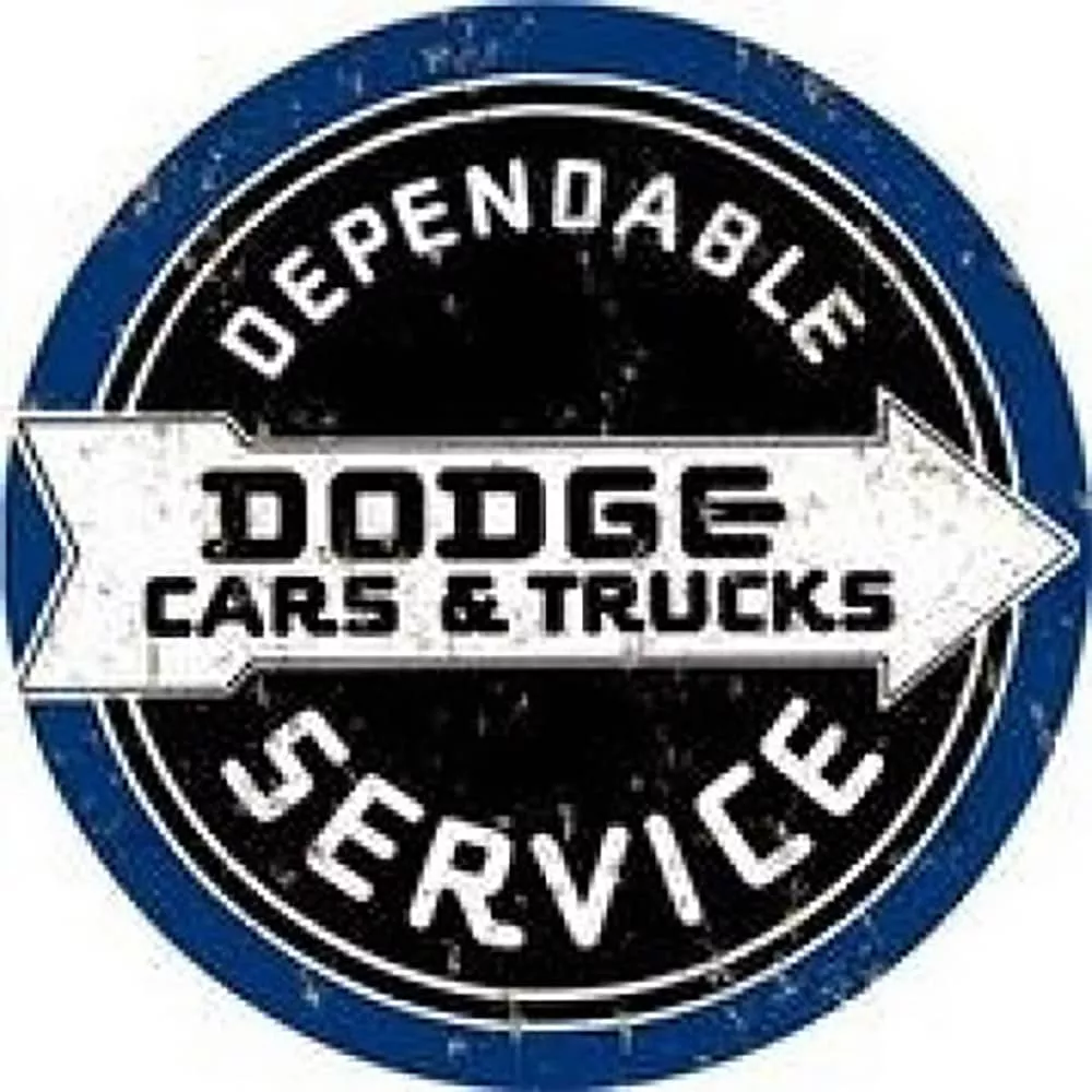 TIN SIGN DODGE DEPENDABLE SERVICE-S98567