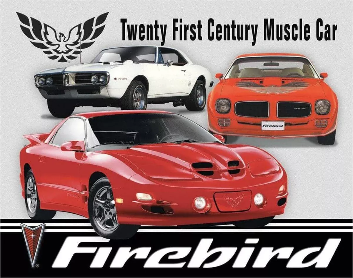 TIN SIGN FIREBIRD TRIBUT-1770