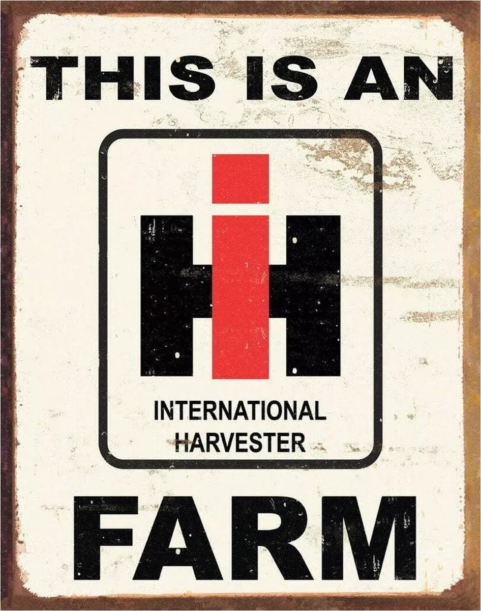 TIN SIGN IH FARM-1279