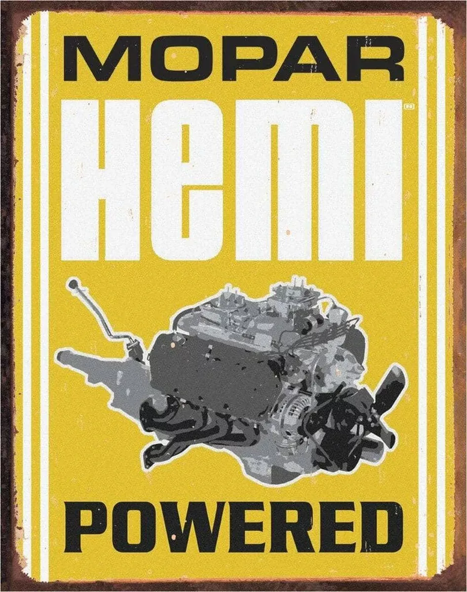 TIN SIGN MOPAR - HEMI-1420