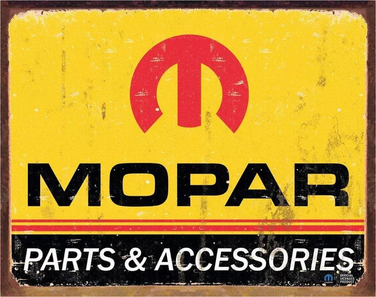 TIN SIGN MOPAR LOGO-1315