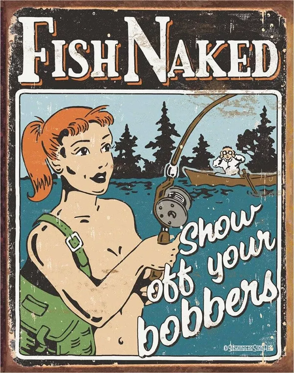 TIN SIGN SCHONBERY BOBBERS-1584