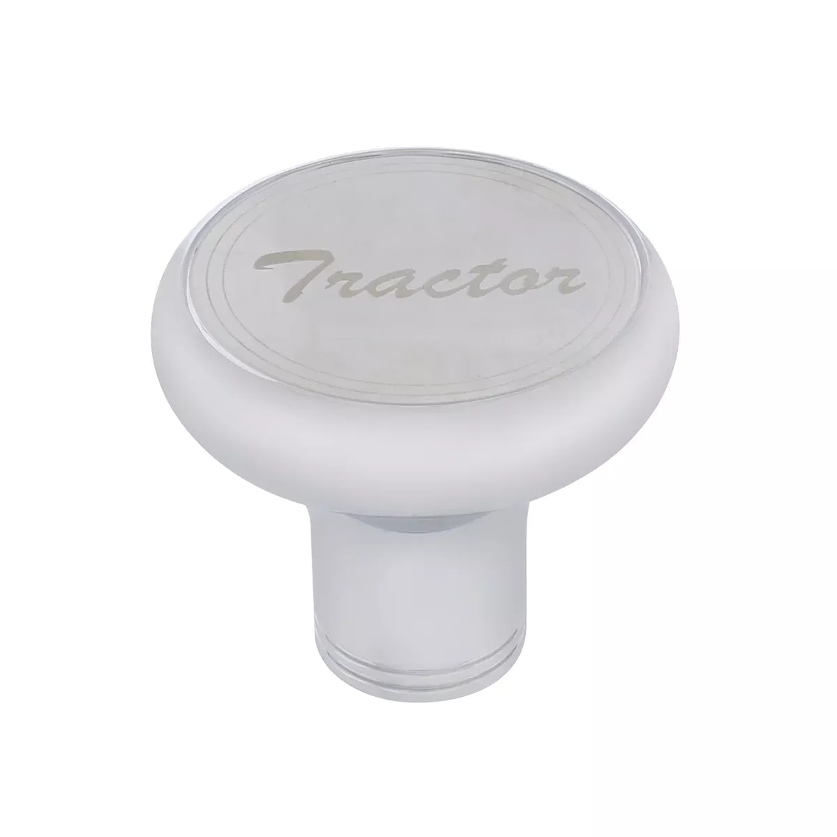 "Tractor" Deluxe Air Valve Knob with Stainless Plaque & Cursive Script