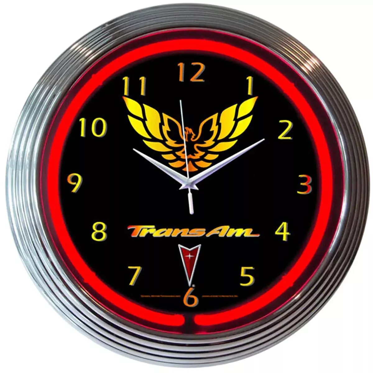 TRANS AM NEON CLOCK-8TRANS