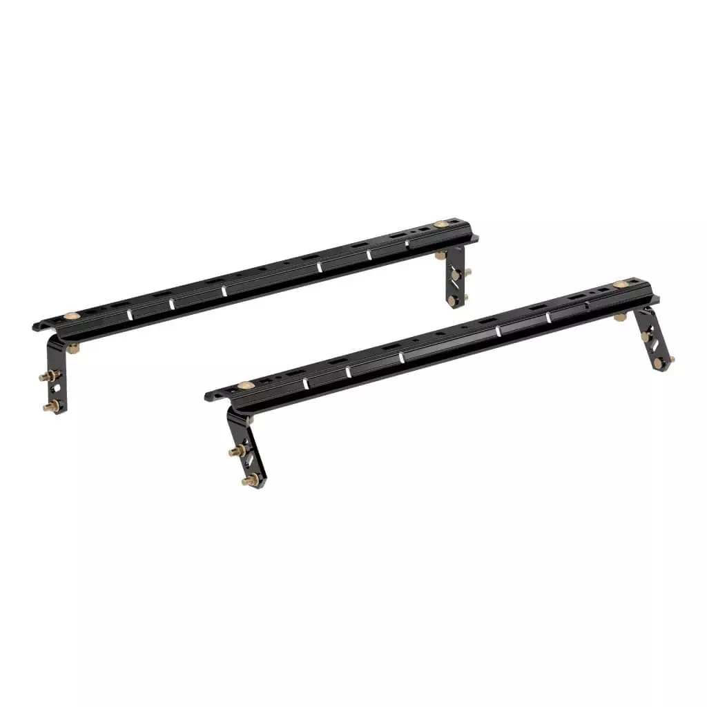Universal 5th Wheel Base Rails, 25K (4-Bolt Mount, Gloss Black)-16150