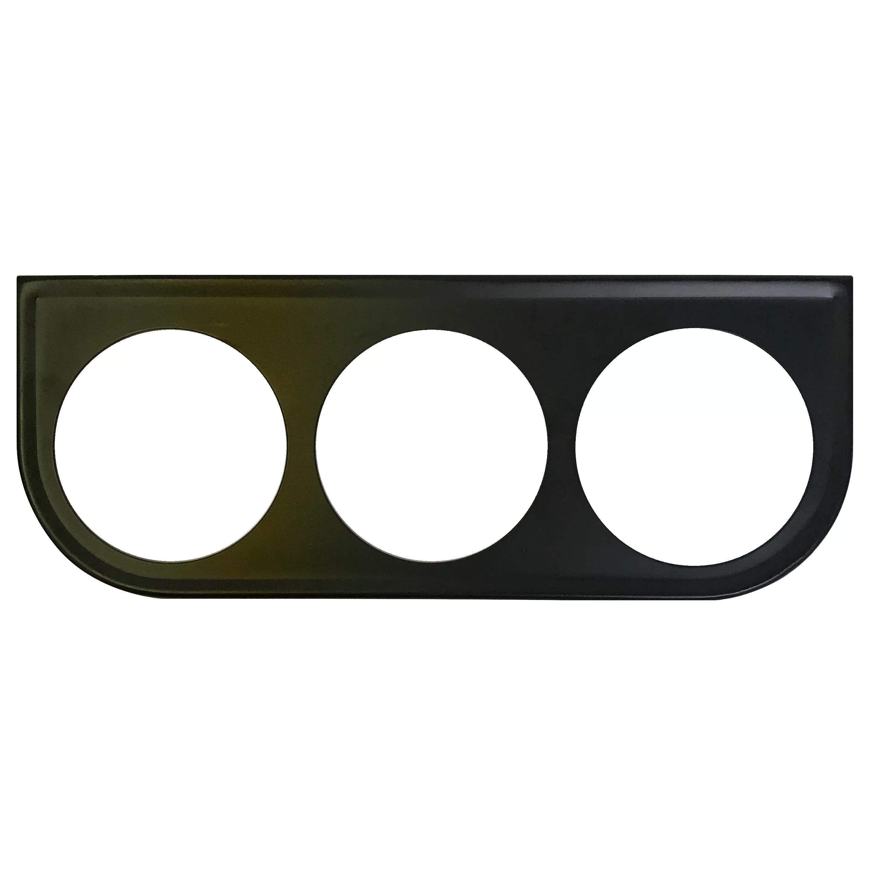 Universal Under Dash Triple Gauge Panel - 2-1/16" Holes