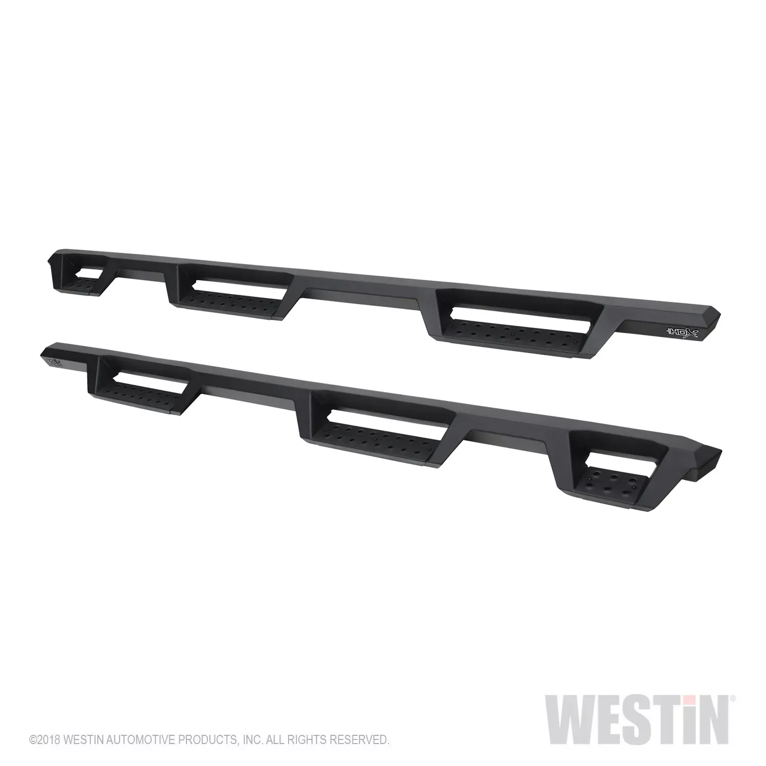 Westin HDX Drop Wheel to Wheel Nerf Step Bars Silverado/Compatible with/Replacement for Sierra 1500 Crew Cab 2019-2020 (5.5ft Bed) 56-534685 Textured Black 1 Pair